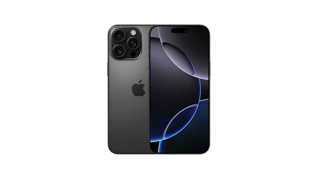 black titanium iphone 16 pro max