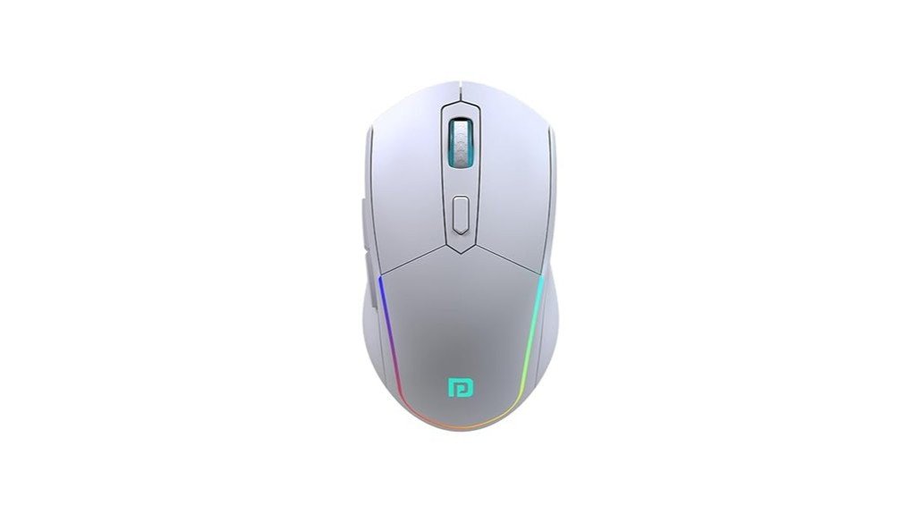 bluetooth mouse in white