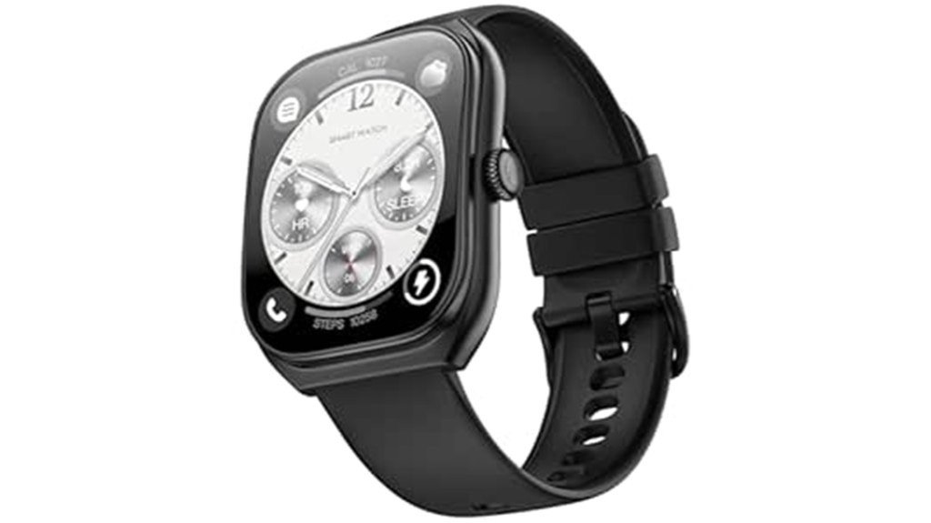 smartwatch in jet black
