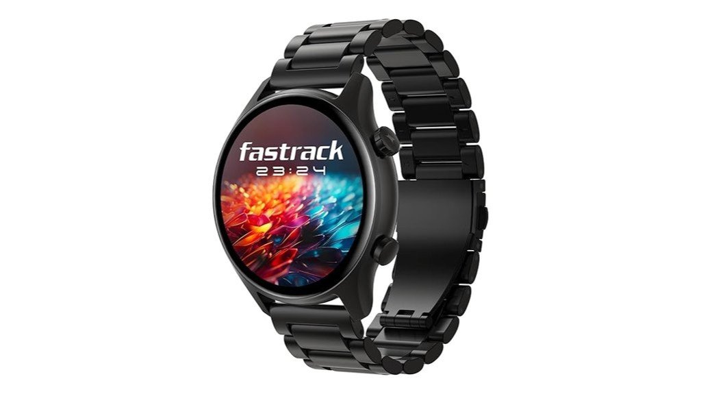 stylish stainless steel smartwatch