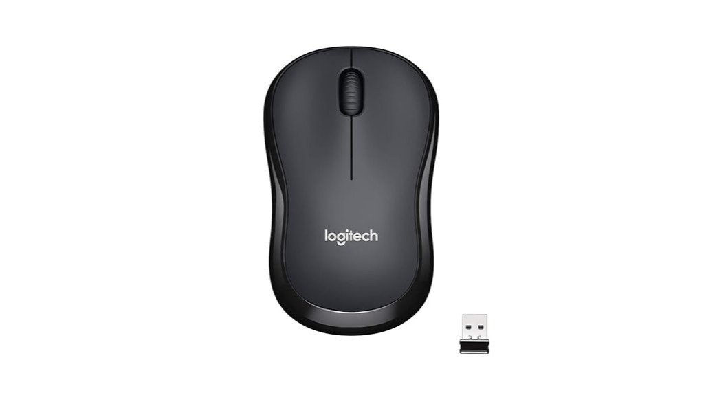 wireless black logitech mouse